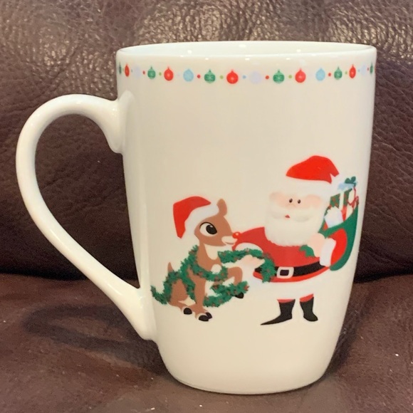 Rudolph the Red-Nosed Reindeer Ceramic Mug Rudolph Santa Christmas Tree Gifts - Picture 4 of 6